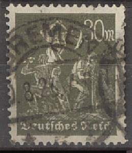 Saksa Mi 243 a o