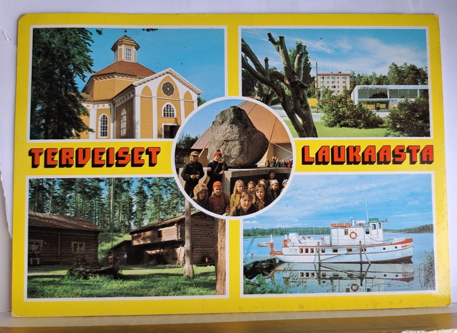 Laukaa, monikuva, kulkenut 1982