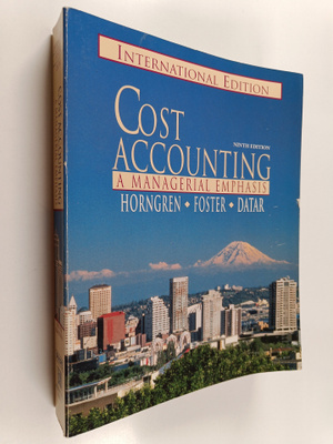 Charles T. Horngren : Cost accounting : a managerial emph...