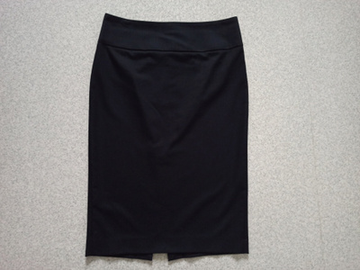 Zara musta hame, korkea vyötärö, 38, vy-76cm