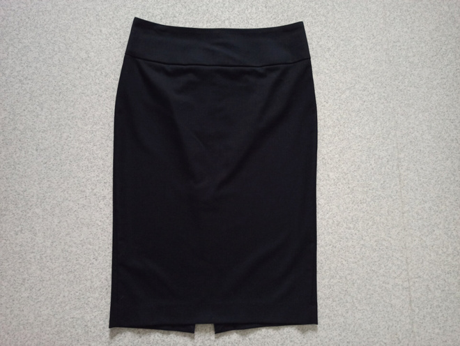 Zara musta hame, korkea vyötärö, 38, vy-76cm