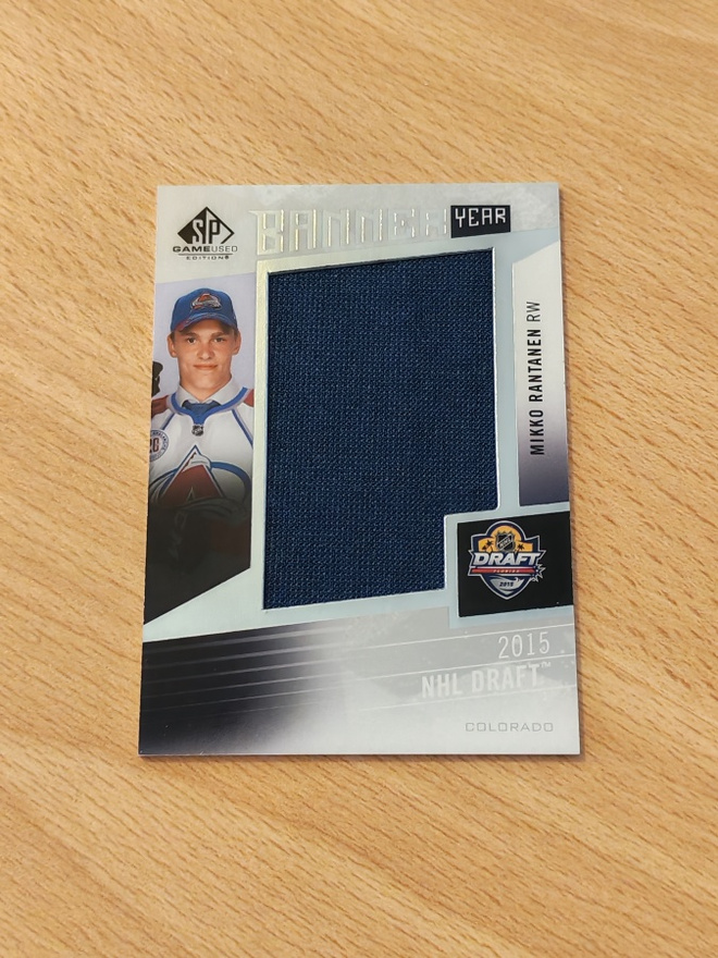 2023-24 SP Game Used Mikko Rantanen Banner Year