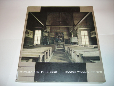 SUOMALAINEN PUUKIRKKO Finnish wooden church (Sis.postikulu)