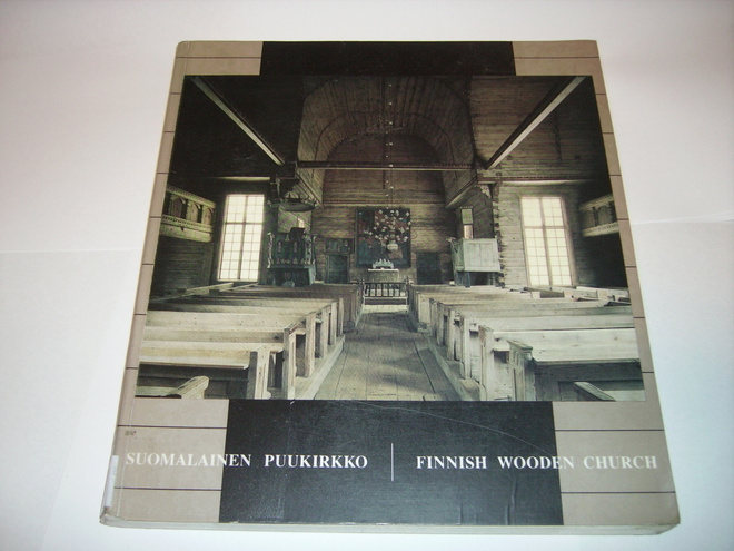 SUOMALAINEN PUUKIRKKO Finnish wooden church (Sis.postikulu)
