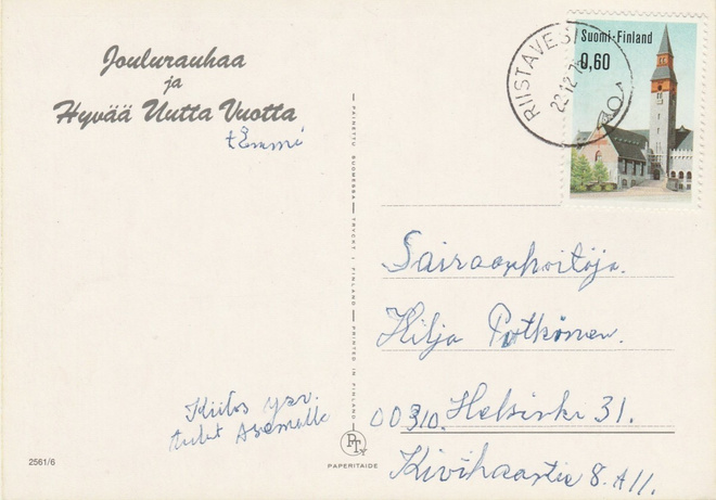 Postileima, RIISTAVESI