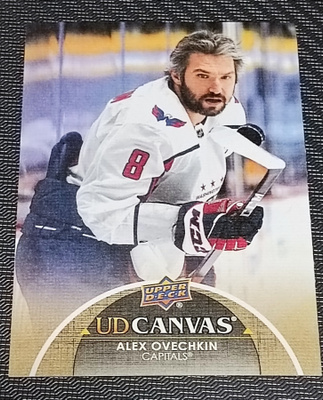 Alex Ovechkin 2021-22 Upper Deck Canvas #c86