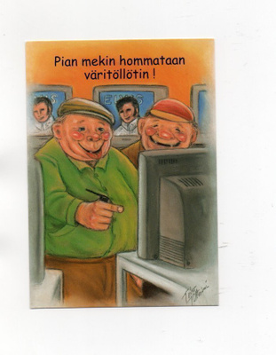 °°PIAN MEKIN HOMMATAAN.... !°° KORTTI /T.Peltoniemi (HÖRÖLÄ)