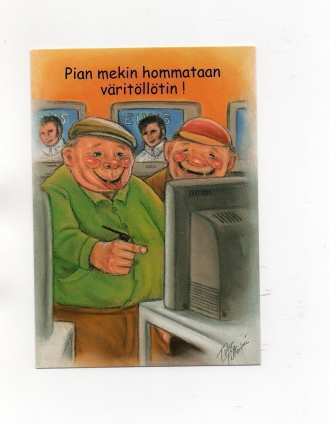 °°PIAN MEKIN HOMMATAAN.... !°° KORTTI /T.Peltoniemi (HÖRÖLÄ)