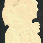 Wanha - Tyttö ja koira sateenvarjon alla - 1900-l alku - pikkukuva 2