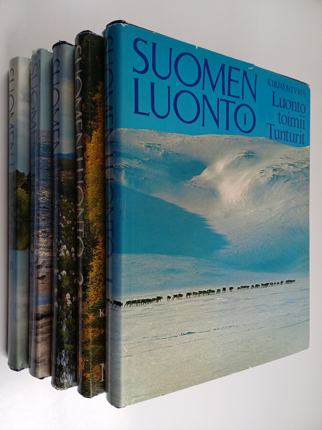 Paavo (toim.) Havas : Suomen luonto 1-5 : Tunturit ; Mets...
