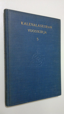 Kalevalaseuran vuosikirja 5 1925