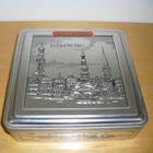 METALLINEN LAATIKKO 20x20x6 cm - pikkukuva 1