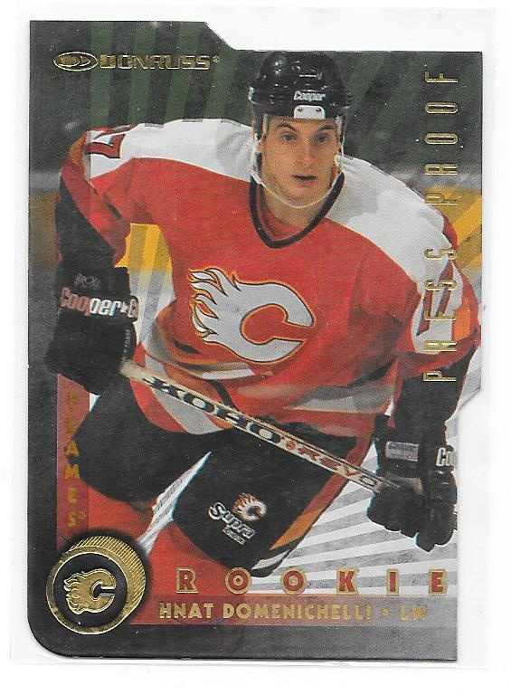 1997-98 Donruss Press Proofs GOLD #196 Hnat Domenichelli Cal