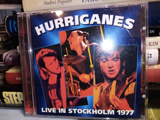 CD HURRIGANES : LIVE IN STOCKHOLM 1977 (