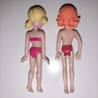 Polly pocket nuket tavaroineen: sateenvarjo, vaatteet, kengä - pikkukuva 3