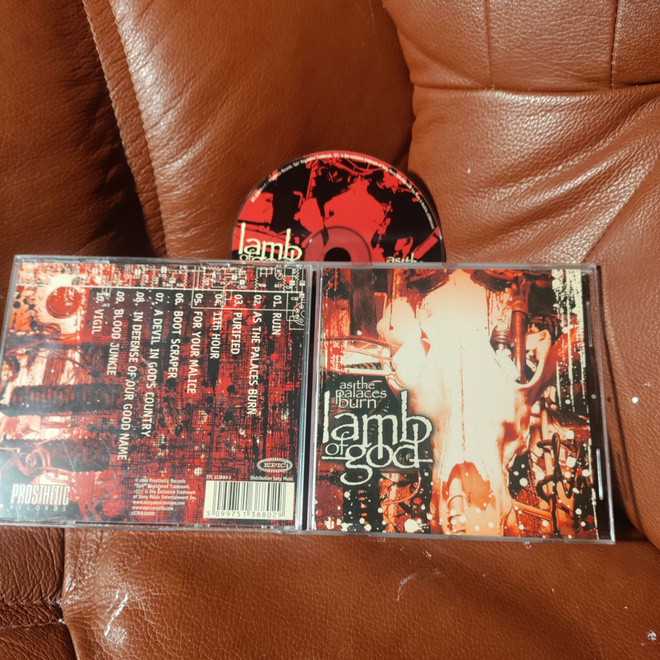 LAMB OF GOD -as the palaces burn CD.