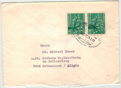 BRD Mi 383 pari kirje