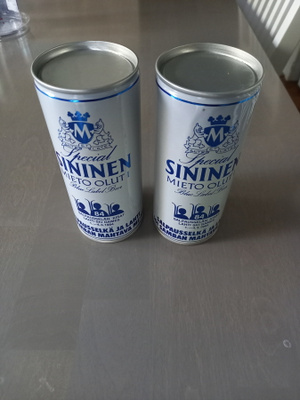 Sininen mieto olut tölkkisoittimet
