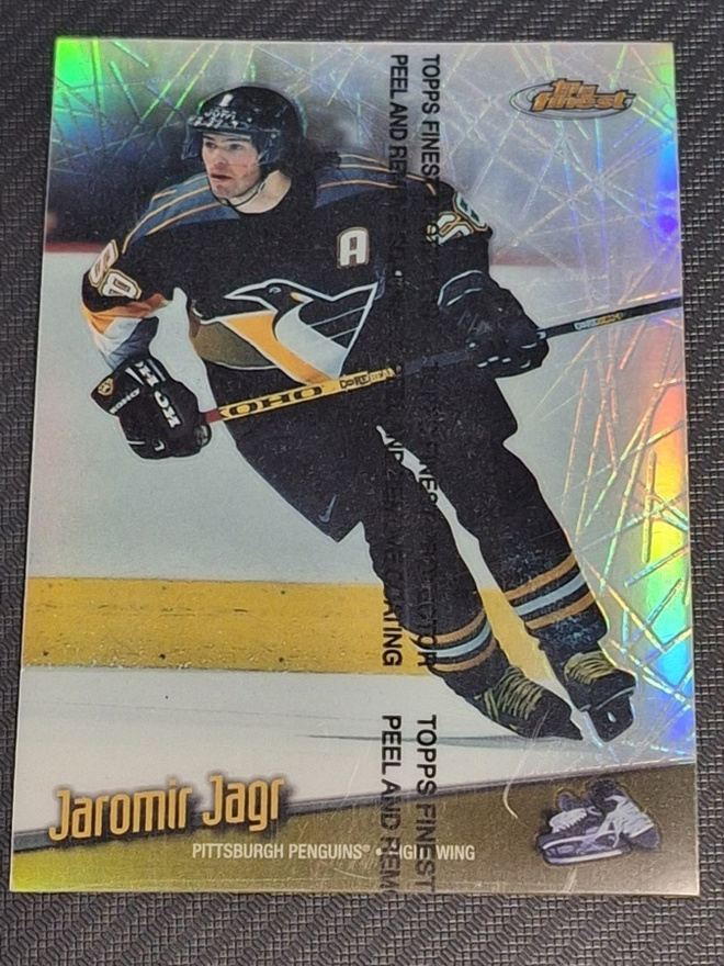 1998-99 Topps Finest JUMBO REFRACTOR Jaromir Jagr #6
