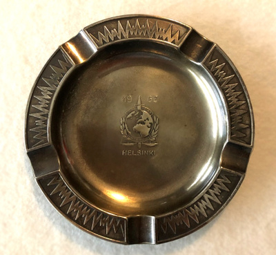 Interpol Helsinki 1963 OIPC ICPO stögis 13 cm / 76 g