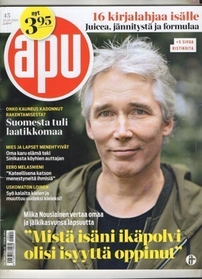 Apu n:o 45 2020 Miikka Nousiainen. Sinikka. Raija. Miritza.