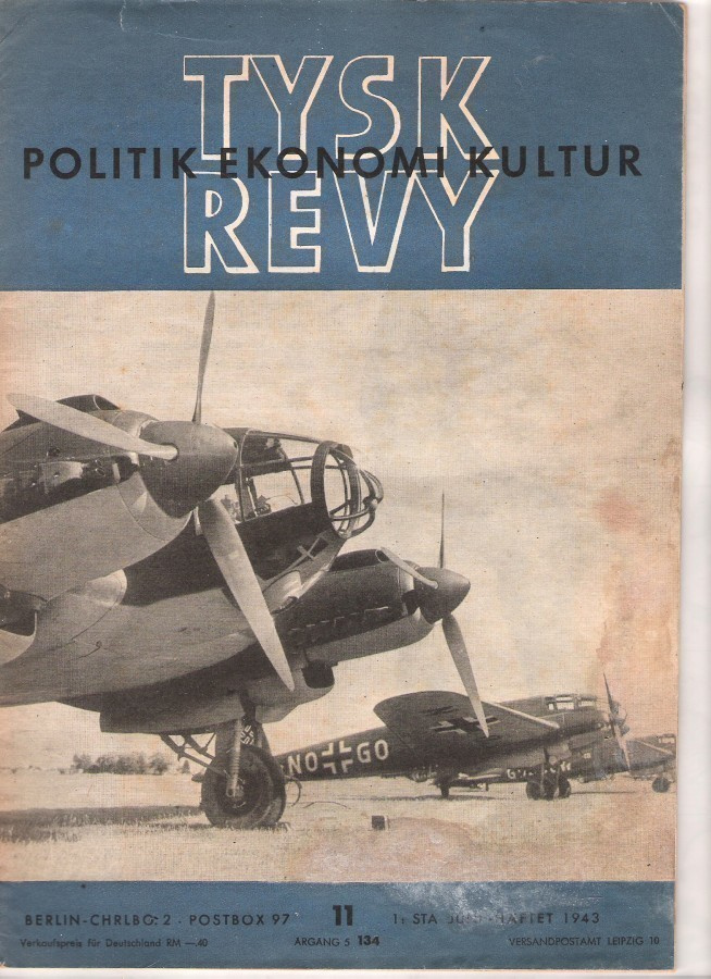 Tysk Revy, lehdet, 3 kpl. , 1940 lukua, sota-asiaa.