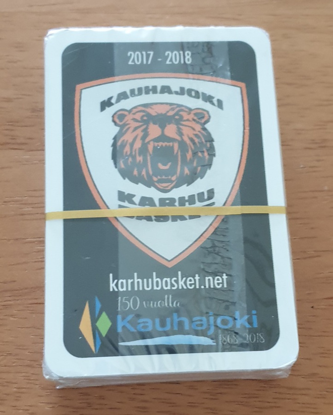2017-18 Karhu Basket pelikortit, avaamaton