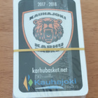 2017-18 Karhu Basket pelikortit, avaamaton - pikkukuva 1