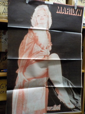 MARILYN MONROE / BOBBERS VANHA SUOSIKKI JULISTE