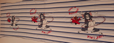 5x trikookangas mm. Mikki Hiiri, Tom ja Jerry