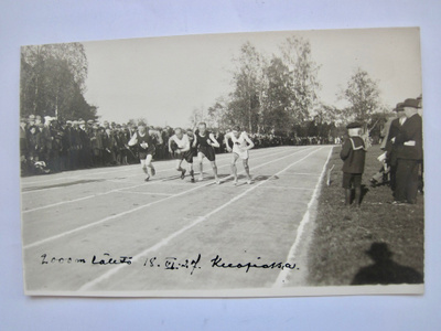 VANHA Valokuva Kuopio Urheilu Paavo Nurmi 1920-l