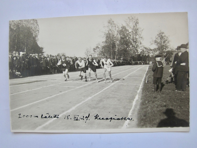 VANHA Valokuva Kuopio Urheilu Paavo Nurmi 1920-l