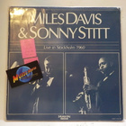 MILES DAVIS & SONNY STITT - LIVE IN STOCKHOLM ´60 M-/EX- 2LP - pikkukuva 1