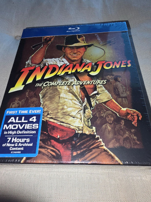 Indiana Jones – The Complete Adventures – 5 Blu-ray – UUSI /