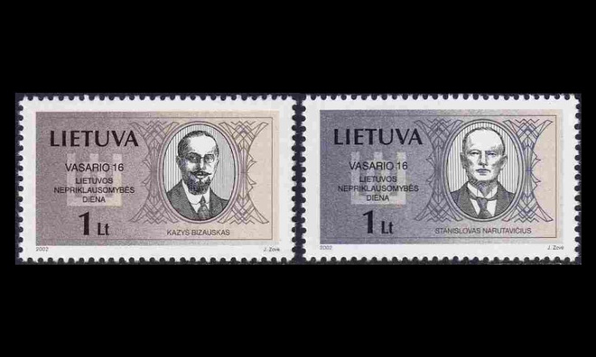 Liettua 781-2 ** Itsenäisyyspäivä (2002)