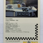 1991 Pro Tracks #191 Keke Rosberg - pikkukuva 2