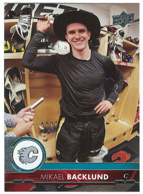 17-18 Upper Deck #28 Mikael Backlund