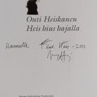 Outi Heiskanen : Heis hius hajalla (signeerattu, tekijän ... - pikkukuva 3