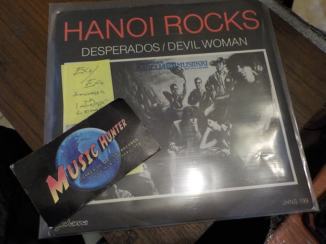 HANOI ROCKS - DESPERADOS / DEVIL WOMAN EX+/EX+ 7'' SINGLE