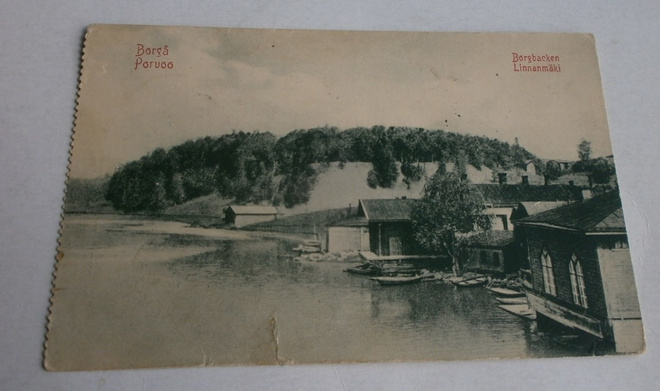 Porvoo, Linnanmäki, vanha mv pk, p. 1920