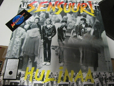 SENSUURI - HULINAA LP SVART 2013 PAINOS UUSI MUOVEISSA+