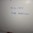 Matti Koskimaa : Veitsen terällä ( SIGNED) SIS POSTIKULU - pikkukuva 2