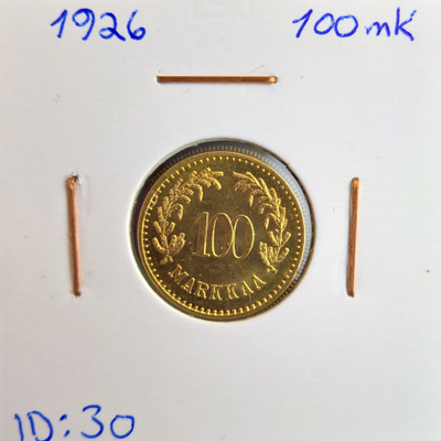Kultaraha 1926 100mk