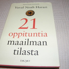 Yuval Noah Harari 21 oppituntia maailman tilasta -sid - pikkukuva 1