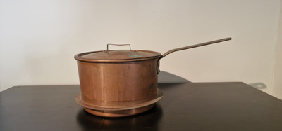 Vanha kuparikattila, 17,5 cm