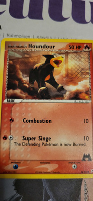 Houndour #62 Pokemon Team Magma & Team Aqua card