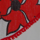 Retro iso 70-luvun pöytäliina, oranssia ja ruskeaa , hapsuja - pikkukuva 3