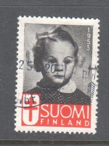 Tub joulumerkki 1953 leimattuna