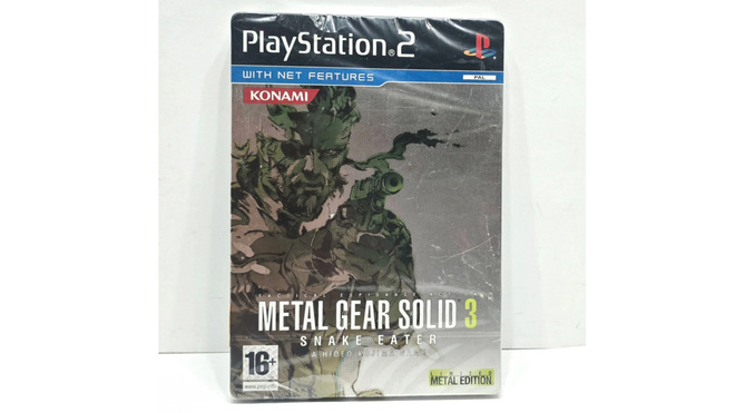 PS2 - Metal Gear Solid 3 Snake Eater Steelbook (UUSI)