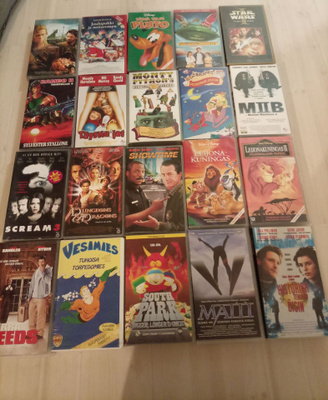 86kpl Vhs Nauhoja 0€ Lähtö